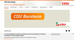 Desktop Screenshot of cdu-bornheim.de
